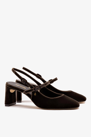 Georgina Pump In Expresso Velvet