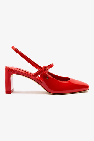 Georgina Pump In Scarlet Patent Leather