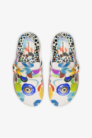 Larroudé x Libertine Milan Clog In JH Gouache