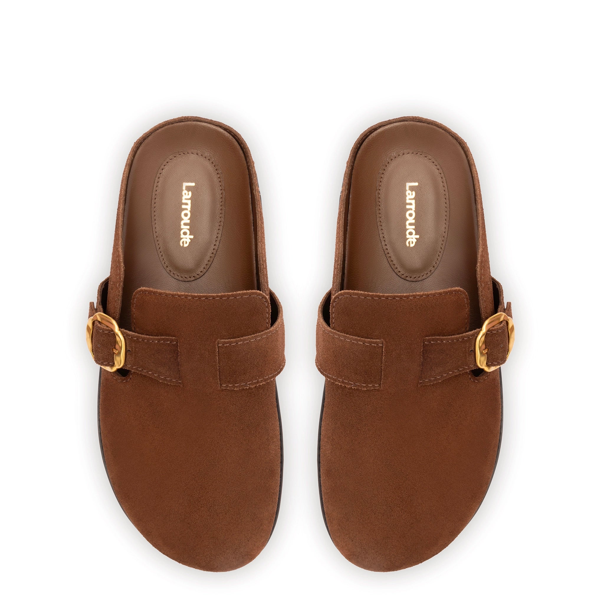 Milan Clog In Brown Suede