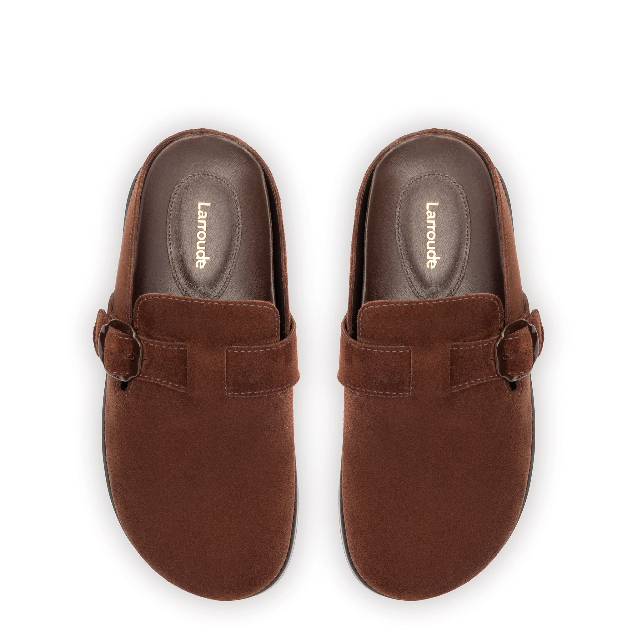 Milan Clog In Brown Suede