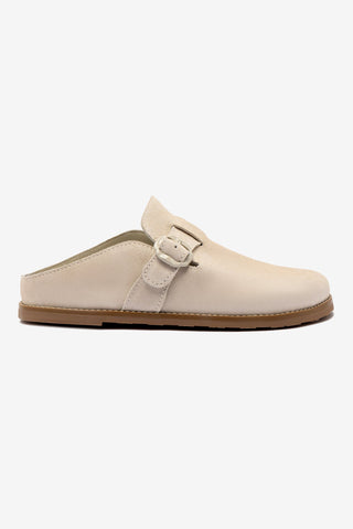 Milan Clog In Mushroom Grey Suede