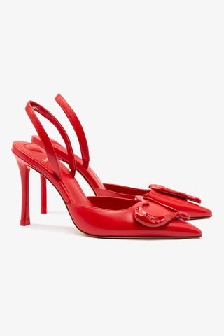 Amore Pump In Scarlet Leather