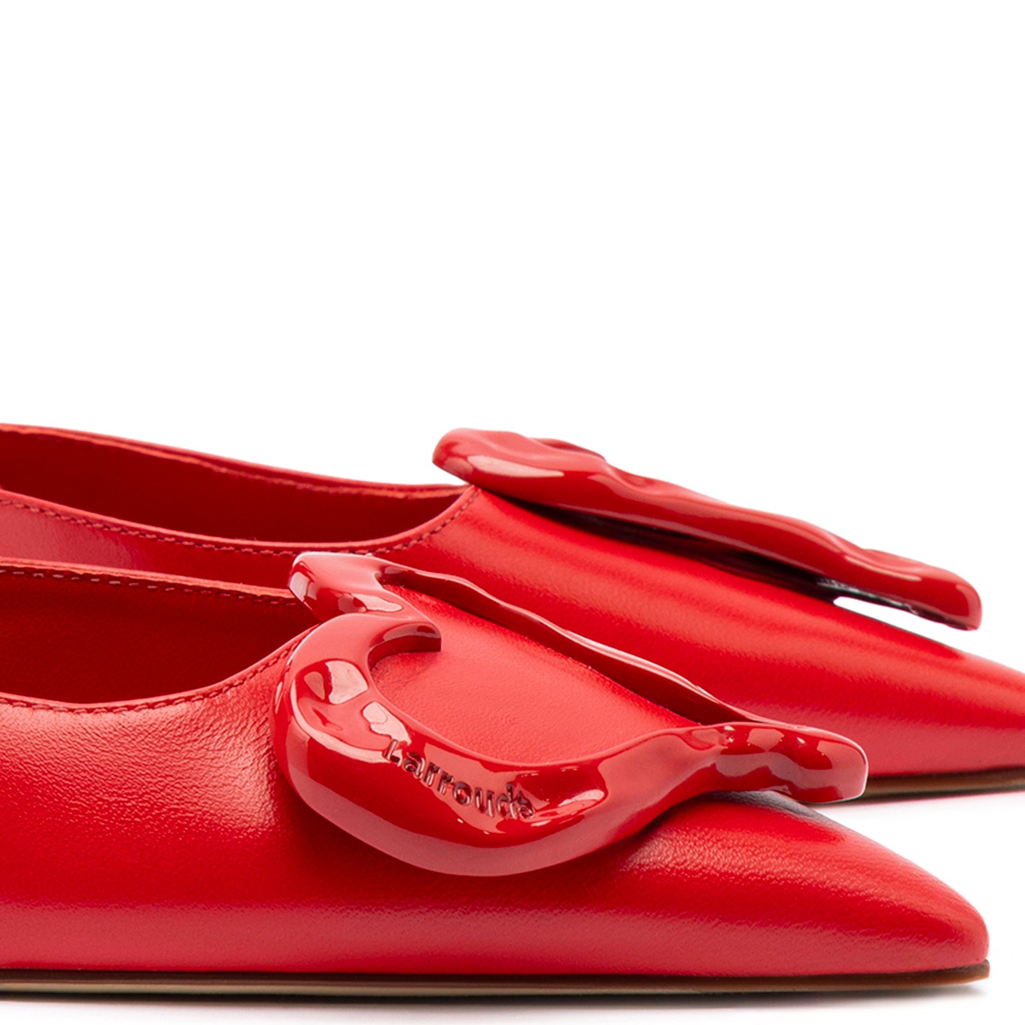 Amore Pump In Scarlet Leather