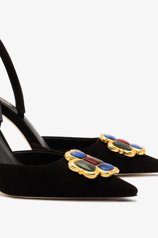 Chrissy Pump In Black Leather