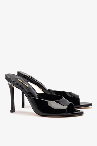 Jasmine Hi Mule In Black Leather