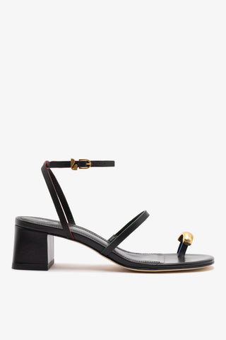 Biarritz Block In Black Leather