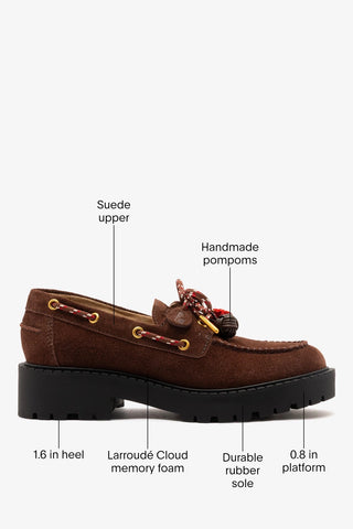 Cyprus Lugsole Loafer Brown Suede