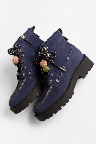 Cyprus Boot Indigo Suede