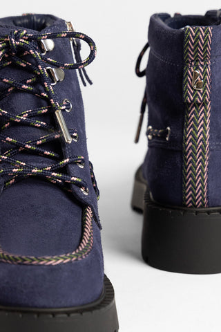 Cyprus Boot Indigo Suede