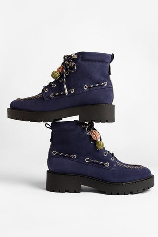 Cyprus Boot Indigo Suede