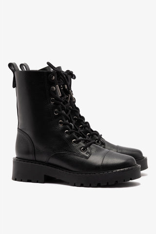 Trinity Boot In Black Leather