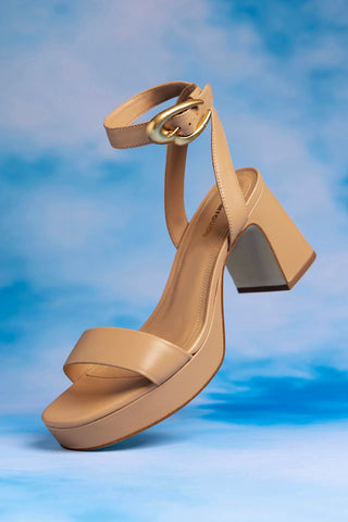Dolly Verona Low Sandal In Tan Leather