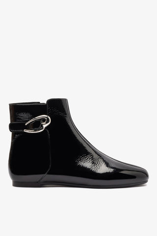 Mini Verona Boot In Black Patent Leather