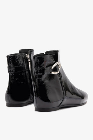 Mini Verona Boot In Black Patent Leather