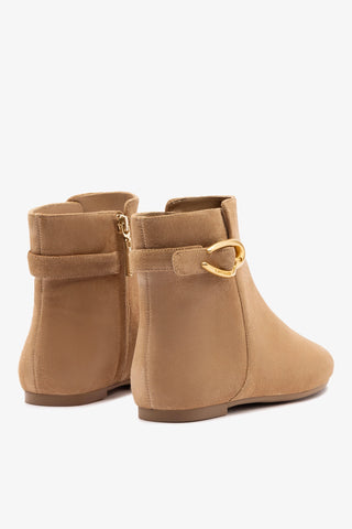 Mini Verona Boot In Peanut Suede