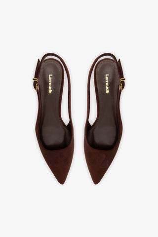 Kaitlan LL Low Pump In Brown Suede