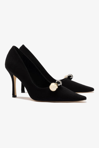 Larroudé x CPPXO Pump In Black Denim