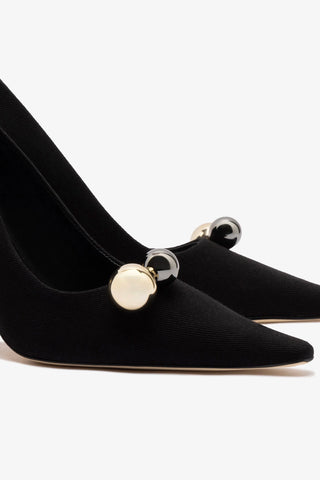 Larroudé x CPPXO Pump In Black Denim