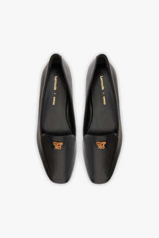 Larroudé x CPPXO Loafer In Black Leather