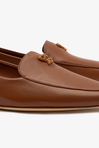 Larroudé x CPPXO Loafer In Caramel Leather
