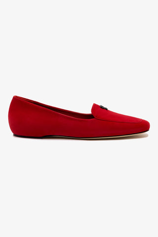 Larroudé x CPPXO Loafer In Scarlet Leather