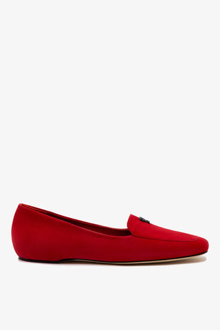 Larroudé x CPPXO Loafer In Scarlet Leather