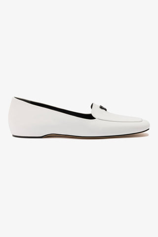 Larroudé x CPPXO Loafer In White Leather