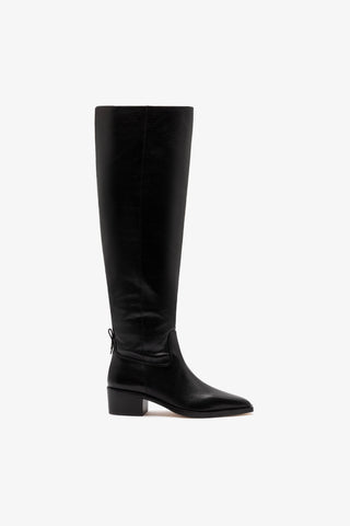 Florencia Hi Boot In Black Leather