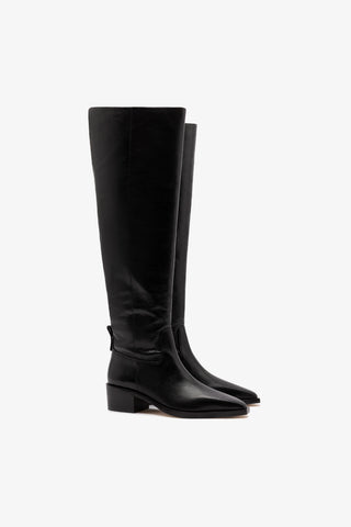 Florencia Hi Boot In Black Leather