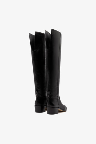 Florencia Hi Boot In Black Leather