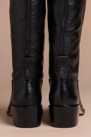 Florencia Hi Boot In Black Leather