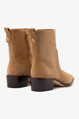 Florencia Low Boot In Peanut Suede