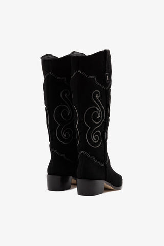 Paloma Boot In Black Suede