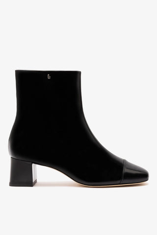 Mini Edie Boot In Black Box Leather