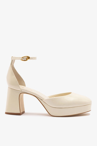 Ari Verona Low Pump In Ivory Box Leather