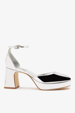 Ari Verona Low Pump In Silver Specchio