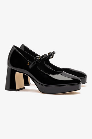 Blair Platform In Black Patent Leather