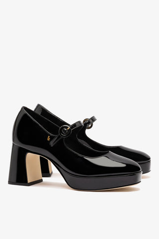 Blair Platform In Black Patent Leather