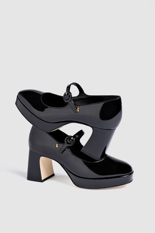 Blair Platform In Black Patent Leather