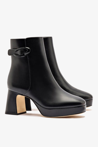 Dolly Verona Low Boot In Black Leather