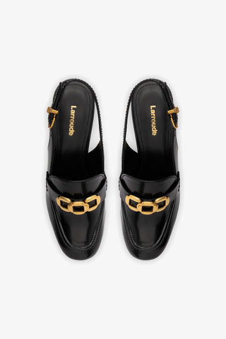 Harrington Loafer Low In Black Box Leather