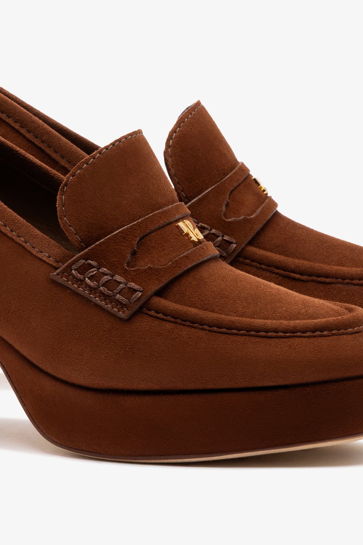 Suki Platform In Burnt Umber Suede - Sandals - Larroudé – Larroude Suki Platform In Burnt Umber Suede - Sandals - Larroudé – Larroude
