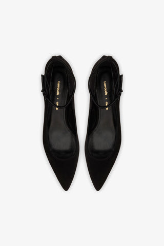 Larroudé x CPPXO Low Pump In Black Leather