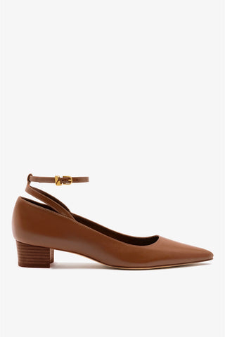 Larroudé x CPPXO Low Pump In Caramel Leather