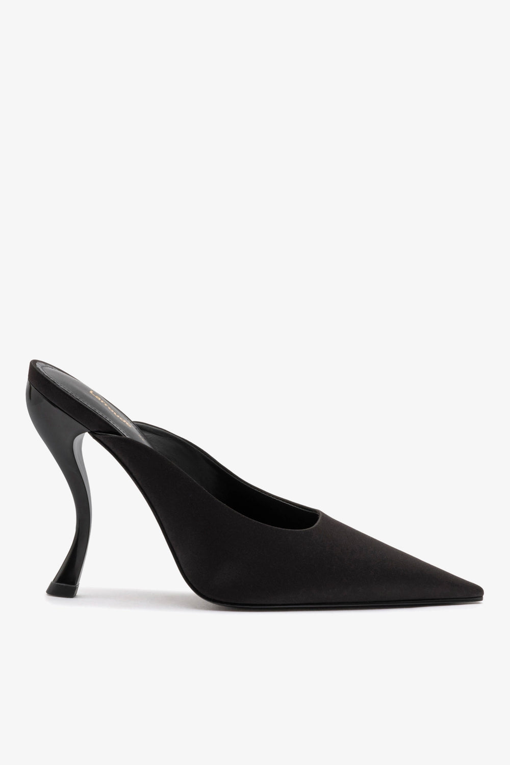 x Nicolò Beretta - Inna Mule In Black Satin, image 2 of 7