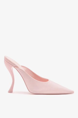 Larroudé by Nicolò B. Inna Mule In Strawberry Satin