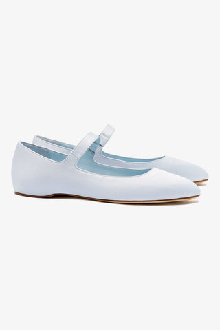 Larroudé by Nicolò B. Maria Ballet Flat In Maya Satin