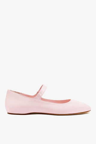 Larroudé by Nicolò B. Maria Ballet Flat In Strawberry Satin