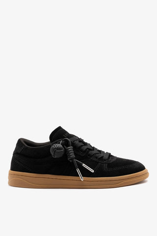 George Sneaker Black Suede Sneaker Larroudé